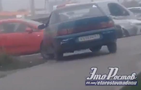 Отчаянный ростовский таксист: видео